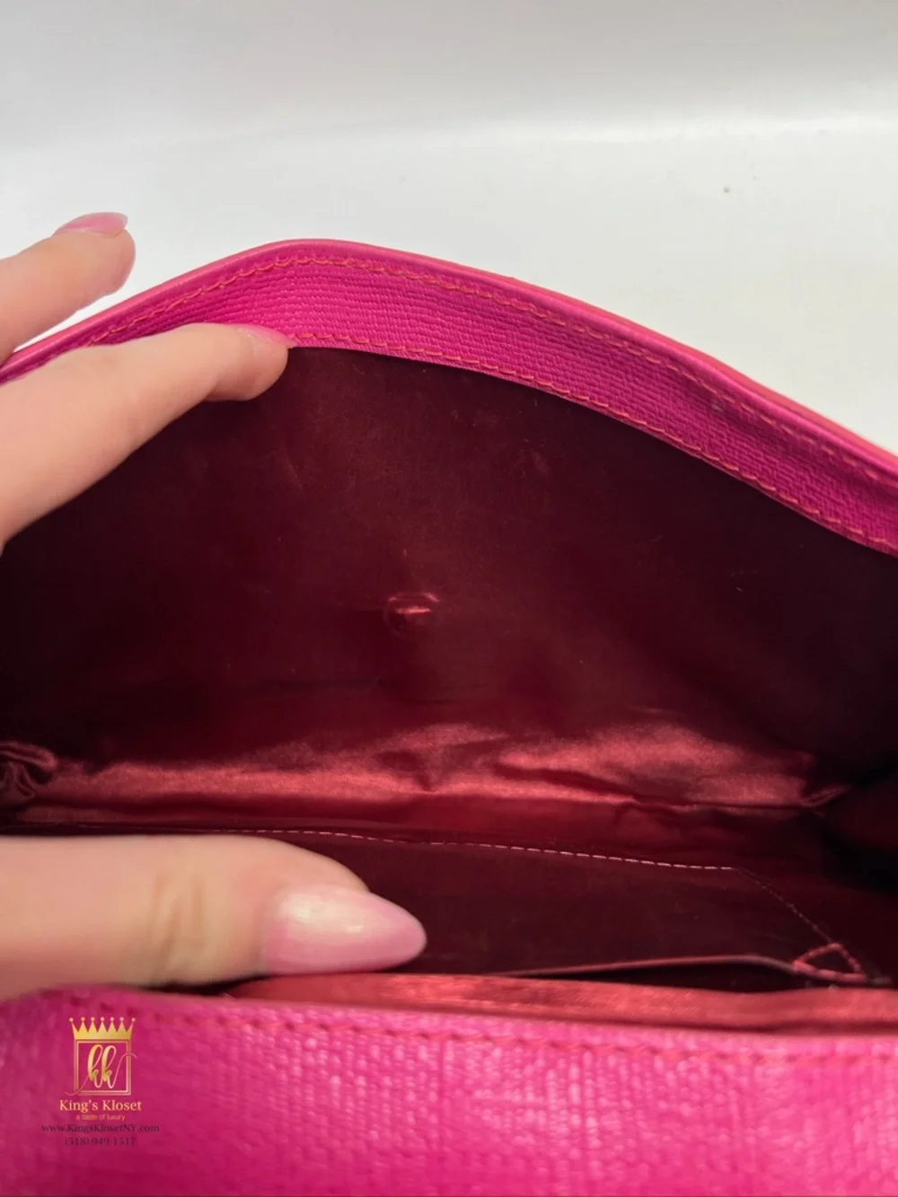 YSL Leather Clutch - Picture 11 of 13